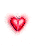 Gif animé coeur papillon